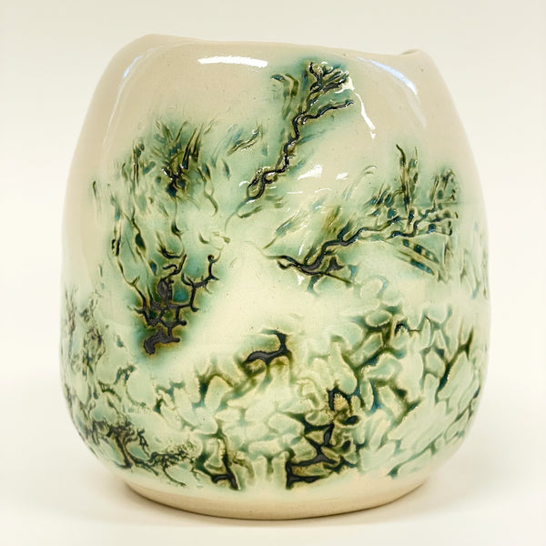 Jess Samuelson - Small Seaweed Copper Vase (jsa012)