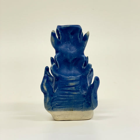 Nazerul Ben-Dzulkefli - Small Matte Blue Sculpture (nbd008)