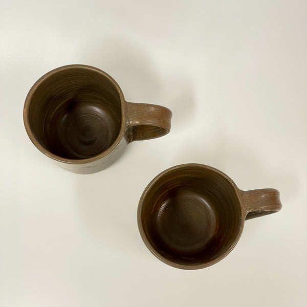 Sakshi Agarwal - Leather Brown Mugs (sag010)