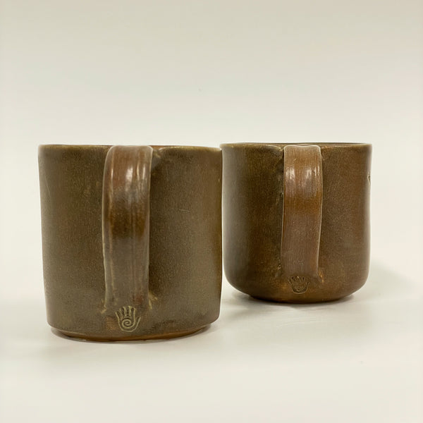 Sakshi Agarwal - Leather Brown Mugs (sag010)