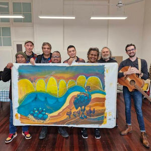 NOONGAR SEASON PAINTING DROP-IN WORKSHOP WITH CYNDY MOODY