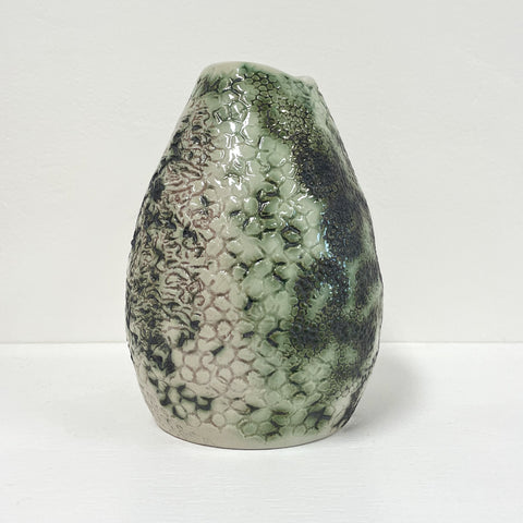 Jess Samuelson - Small Copper Oxidised Seaweed Vase (jsa001)