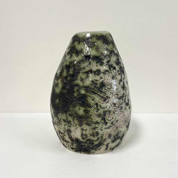 Jess Samuelson - Small Copper Oxidised Seaweed Vase (jsa001)