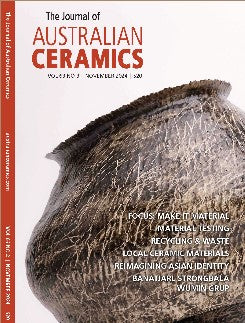 The Journal of Australian Ceramics - Vol 63 No 3, November 2024 (m/jac002)