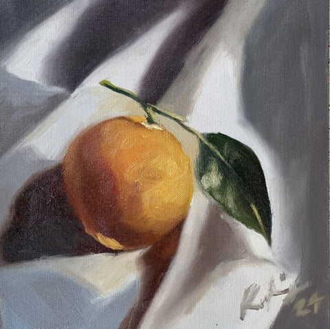 Rachelle Dusting - 'A Simple Bounty' Oil on Canvas Paper (rdu007)