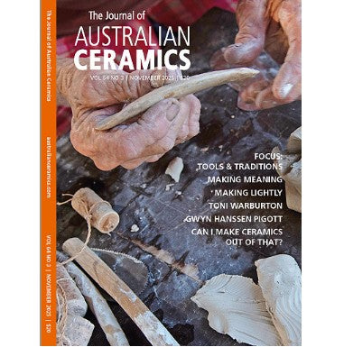 The Journal of Australian Ceramics - Vol 64 No 3, NOV 2025 (m/jac004)