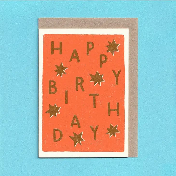 Neighbourhood Press - Happy Birthday Card (m/npr001)