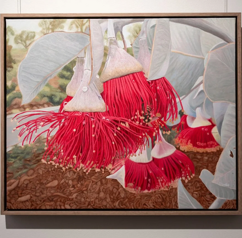 Stacy Gardoll - 'Cherry Pie' Framed Oil on Canvas (sga042)