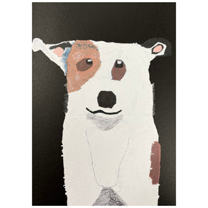 Jessie and Her Dogs - 'Pigwidgeon' Card (jra005)