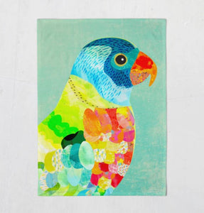 Braw Paper Co. -  Rainbow Lorikeet Tea Towel (tri076)