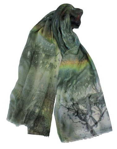 Chrisea Designs - 'Rainy Days' Wool/Silk Wrap (cde024)