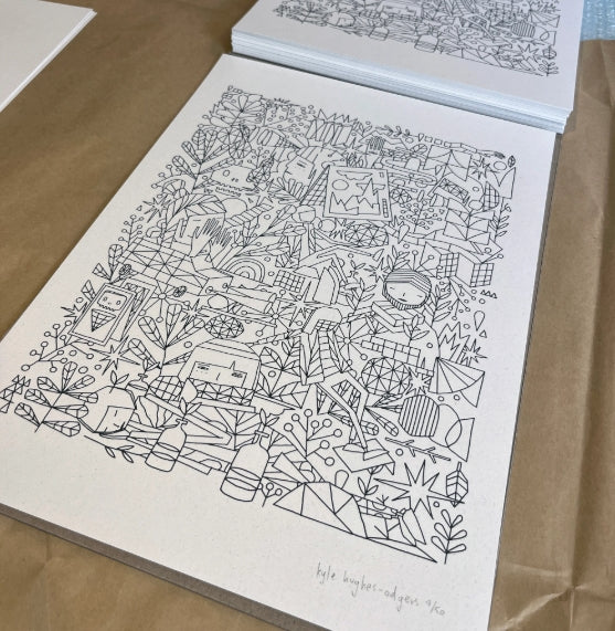 Kyle Hughes-Odgers - 'I Feel Calm' Limited Edition Print (m/kho3)