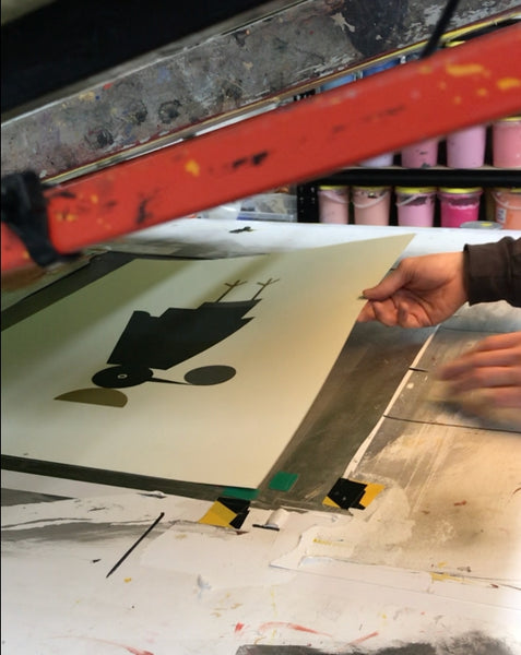 Kyle Hughes-Odgers - 'Upside Down' - Limited Edition Screen Print (m/kho4)