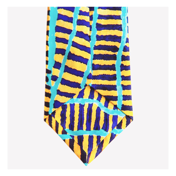 'Kulyakartu Ngurra' by Wokka Taylor, 100% Silk Satin Tie - Represented by One of Twelve (m/oft002)