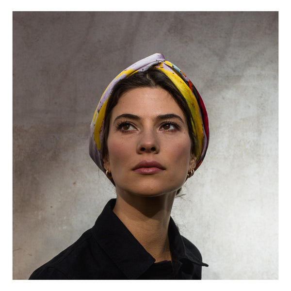 'Parnngurr Area' by Jakayu Biljabu, 100% Silk Satin Scarf - Represented by One of Twelve (m/oft004)