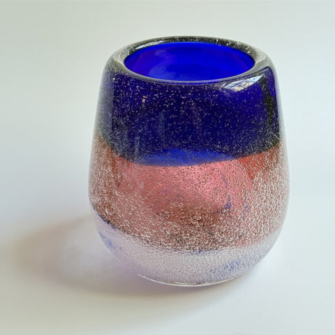 Emma Lashmar - 'Dopanine Drop XII' Hand Blown Glass Vase (ela128)