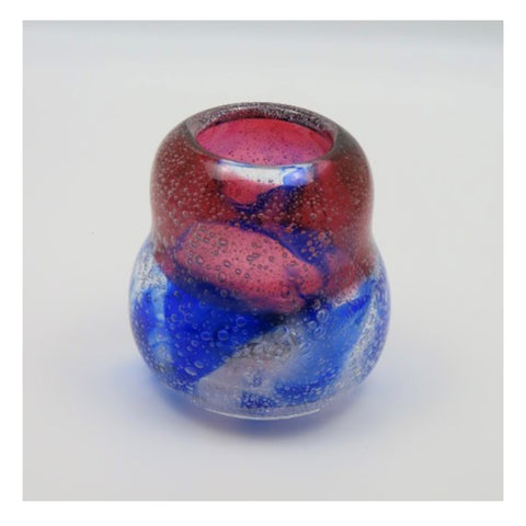 Emma Lashmar - 'Dopanine Drop XII' Hand Blown Glass Vase (ela125)