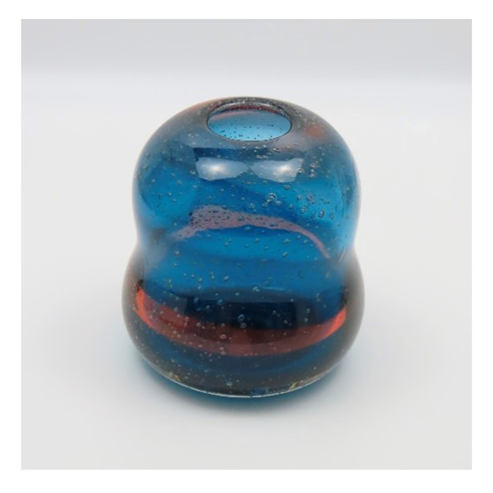 Emma Lashmar - 'Dopanine Drop XII' Hand Blown Glass Vase (ela124)