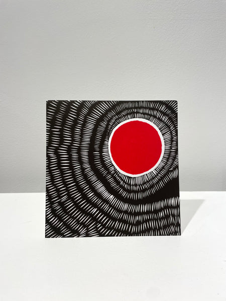 Shanti Gelmi - "Untitled" Lino Print on Simili Japon White Clairefontaine 130gsm Paper (sge030)