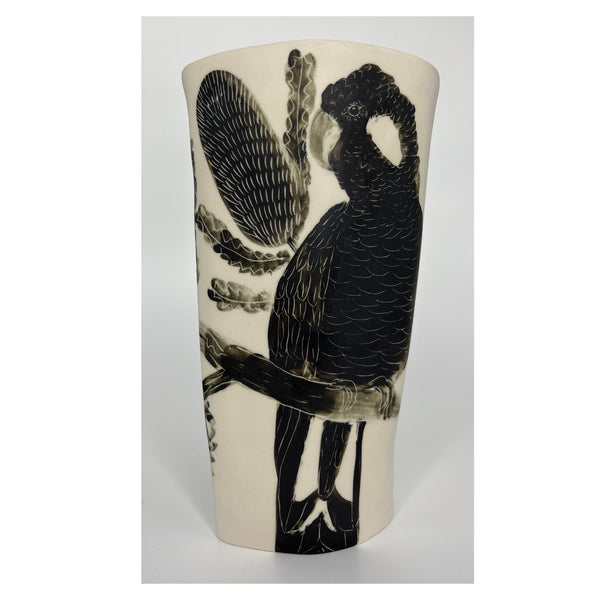 Forrest Road Studios - Porcelain Hand Painted XL Vase (tjac018)