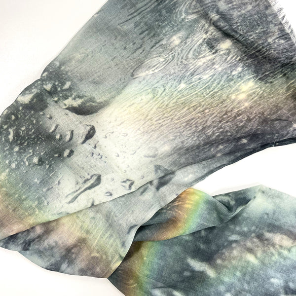 Chrisea Designs - 'Rainy Days' Wool/Silk Wrap (cde024)