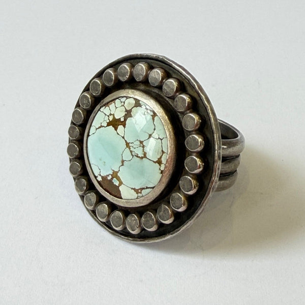 Ren Masetti - Sterling Silver Sand Hill Turquoise Ring (rma149)