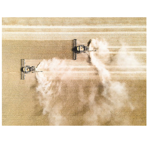 Julie Kenny - 'Horizontal Harvest' Mounted Print A3 in 40 x 50 cm Window (jken027)