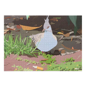 Joanna Lamb - Crested Pigeon Puzzle (m/jla002)