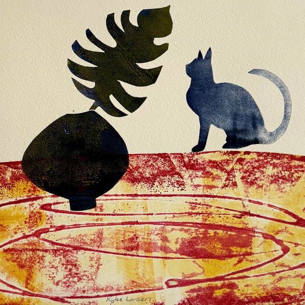 Kylee Larsen - Monotype Original Square Print (kla020)
