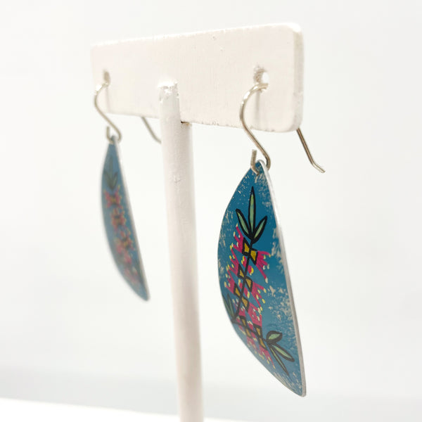 Leela Dilkes-Hoffman (Dilkes-Hoffman Designs) - Bottlebrush - X-Large Anodised Aluminium Sterling Silver Hook (ldh015)
