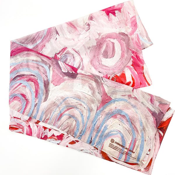Juluwarlu - Cotton Scarf 'The Malyarri -Seven Sisters Story' by Judith Coppin (m/jul034)