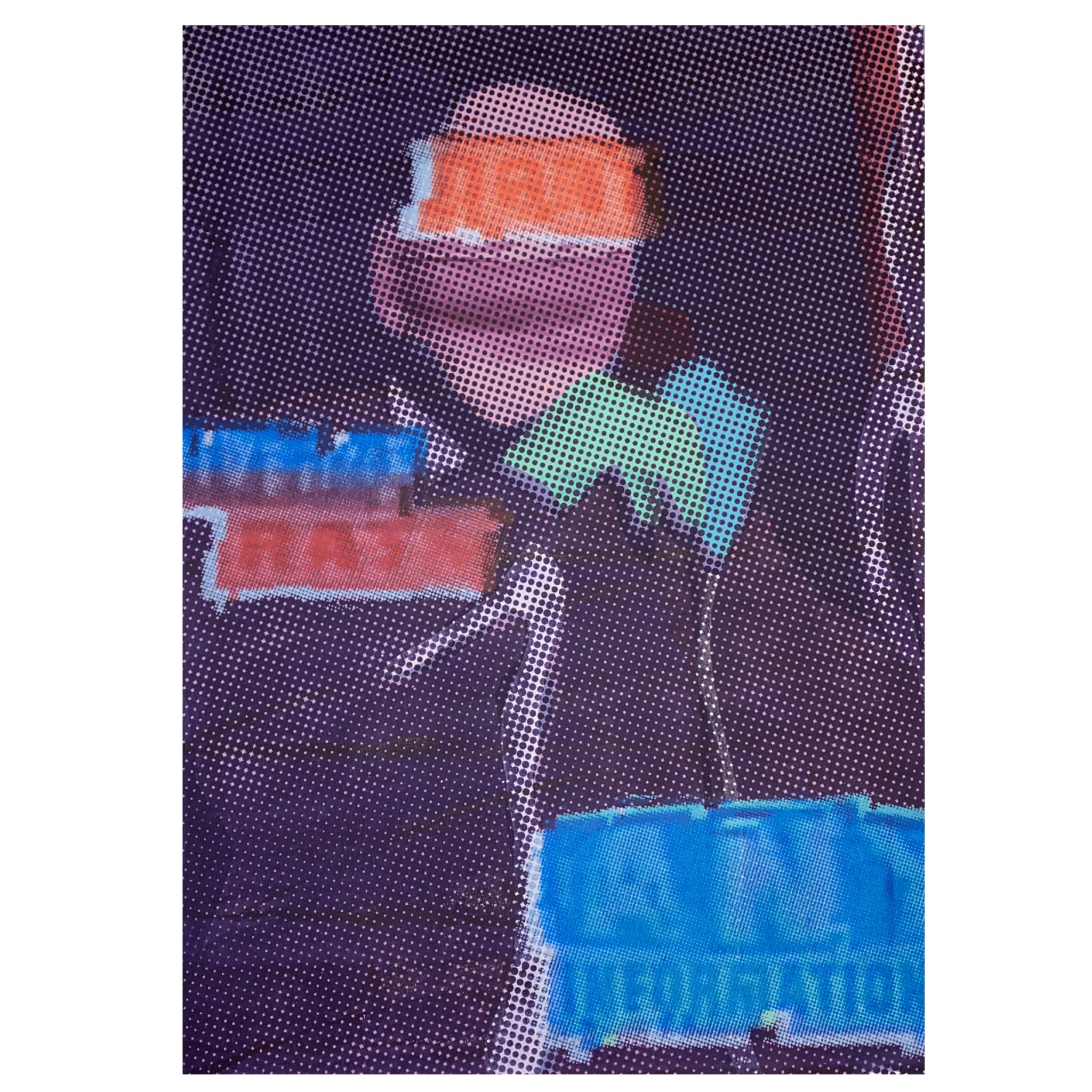 Isaac Huggins - 'No Comment' 2021,  4/5, Silkscreen on Fabriano Unica, 50 x 70cm (ihu004)