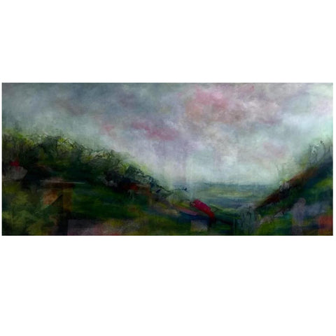 Kat Hardwick - 'This, And My Heart Beside' Framed Mixed Media on Board (kha001)