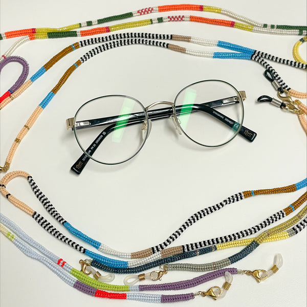 Merana Jewellery by Ana Viana - Hand Beaded Glasses Chain (avi004)