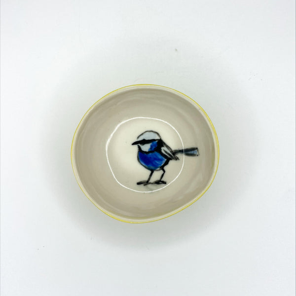 Forrest Road Studios - Porcelain Hand Painted Slip Cast Small Dish (tjac007)