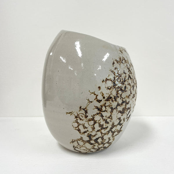 Jess Samuelson - Small Seaweed Manganese Vase (jsa003)