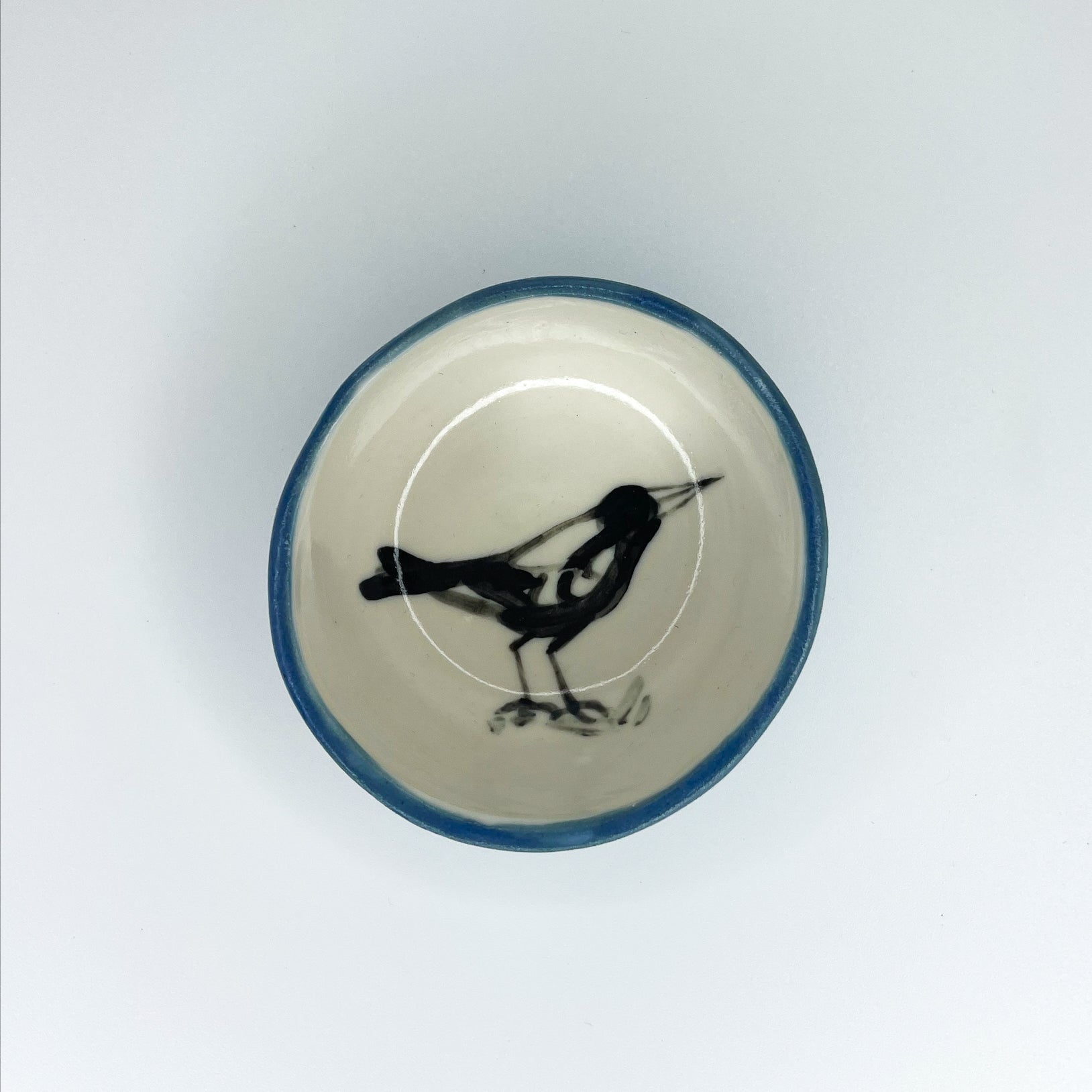 Forrest Road Studios - Porcelain Hand Painted Slip Cast Small Dish (tjac007)