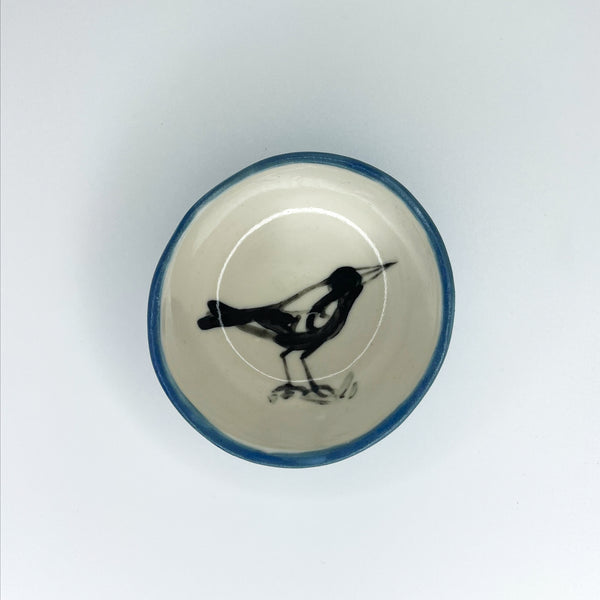 Forrest Road Studios - Porcelain Hand Painted Slip Cast Small Dish (tjac007)