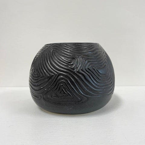 Jess Samuelson - Black Contours Vase (jsa004)