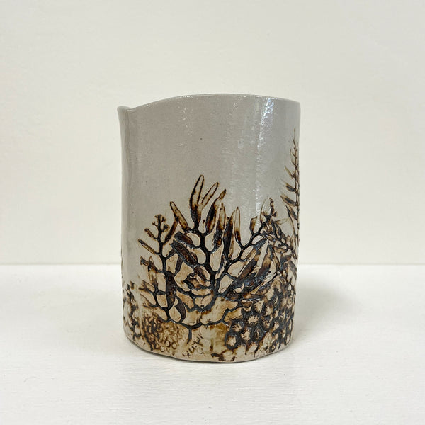 Jess Samuelson - Small Seaweed Hand Built Vase (jsa002)