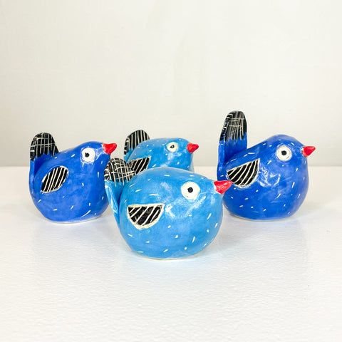 Patricia Hines - Ceramic Wrens (phi067)