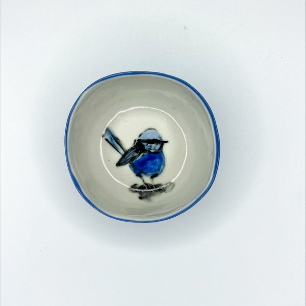 Forrest Road Studios - Porcelain Hand Painted Slip Cast Small Dish (tjac007)