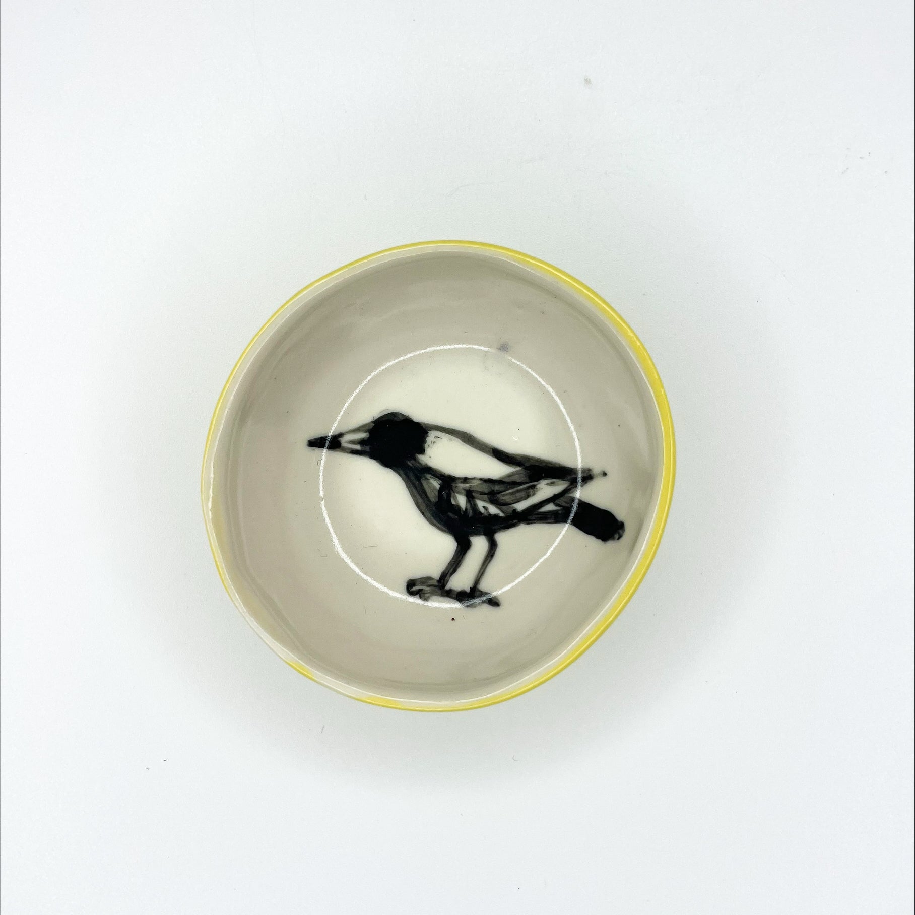 Forrest Road Studios - Porcelain Hand Painted Slip Cast Small Dish (tjac007)