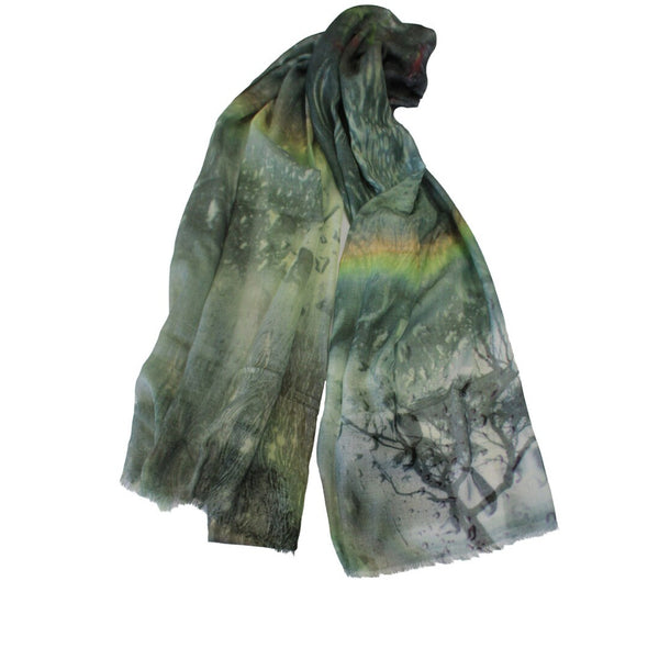 Chrisea Designs - 'Rainy Days' Wool/Silk Wrap (cde024)