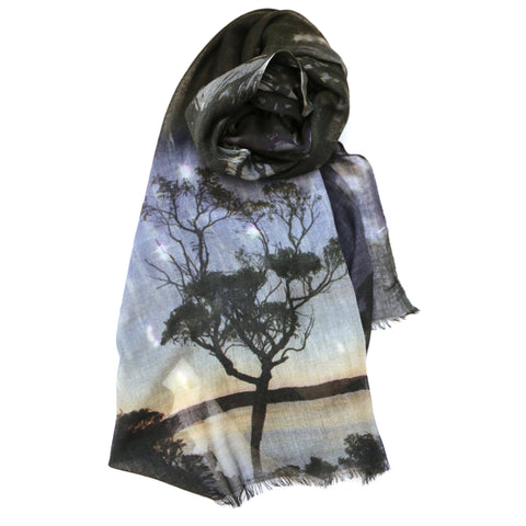 Chrisea Designs - 'Starry Night' Wool/Silk Wrap (cde014)