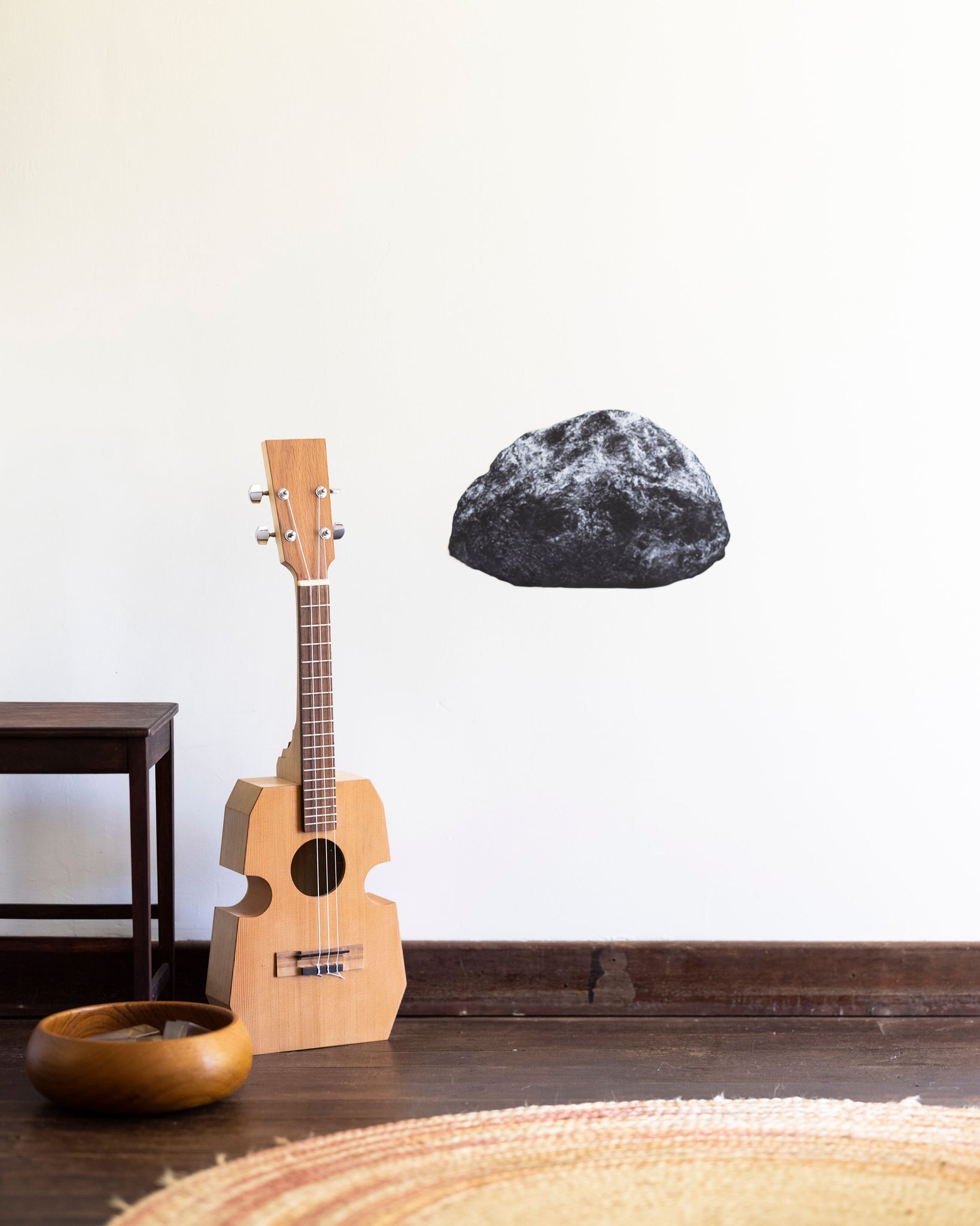 Anna Louise Richardson - Hand Drawn Rock1 Removable Fabric Wall Decal (alr002)