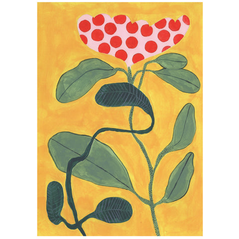 Louise Hamill - Spotty Tulip A3 Print (lha005)