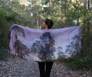 Chrisea Designs - 'Stillness' Wool/Silk Wrap (cde077)