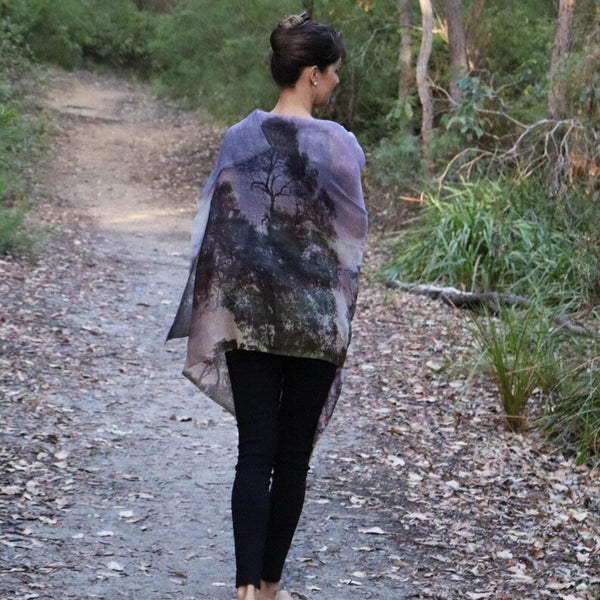 Chrisea Designs - 'Stillness' Wool/Silk Wrap (cde077)