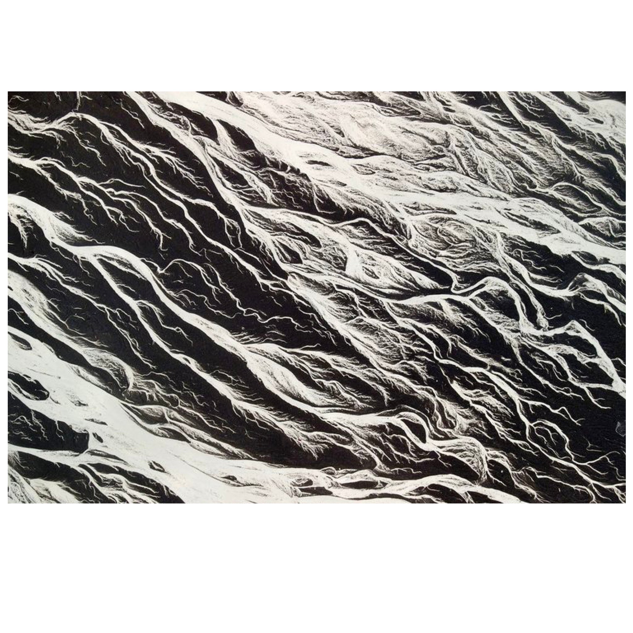 Julie Kenny - 'Striations' Mounted Print A3 in 40 x 50 cm Window (jken013)